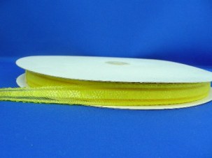 5分花紋蕾絲-黃色